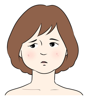 肌状態の悪化